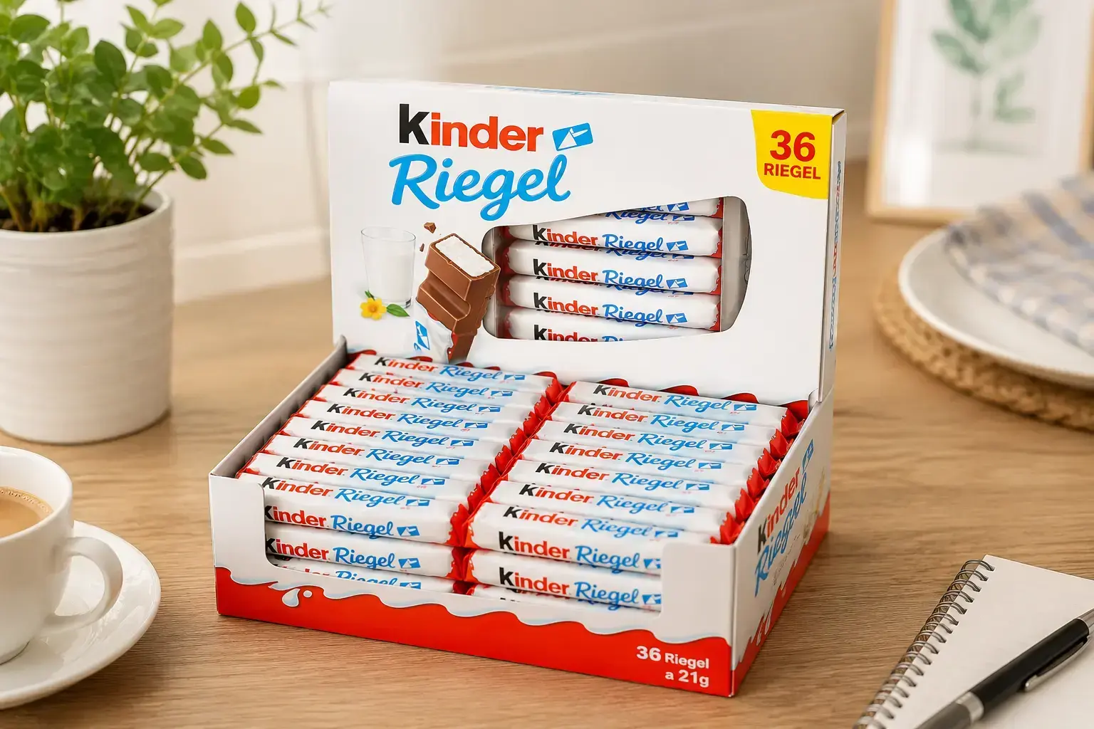 3 36 × 21 g Kinder Riegel à 21 g – 5 Packungen – Bild 1