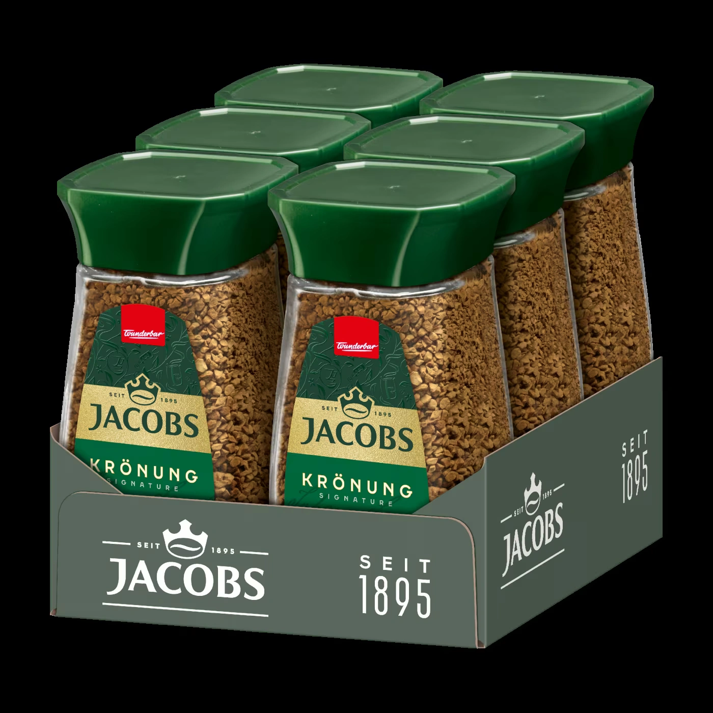 1 6 x JACOBS Krönung löslicher Kaffee – Bild 1
