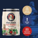 Paulaner Hefe-Weißbier Naturtrüb Partyfass•Weizenbier spritzig-mild•DOSE (1x5l) (Packung mit 4) – Bild 2